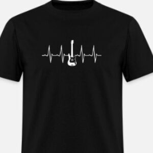 Electric guitar heartbeat